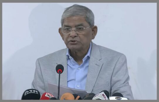 অন্তর্বর্তী সরকারকে সর্বোচ্চ নিরপেক্ষ থাকতে হবে : মির্জা ফখরুল
